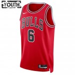 Maillot NBA Chicago Bulls Alex Caruso 6 Nike 2022-23 Icon Edition Rouge Swingman - Enfant